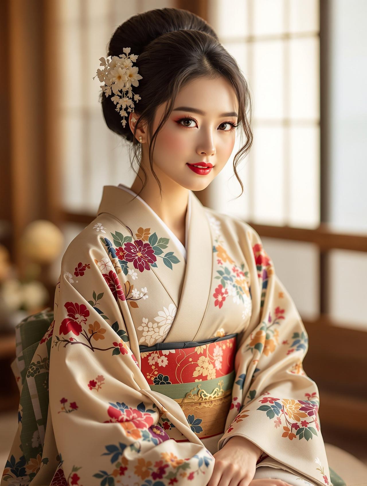 樱花和服·春日雅韵
