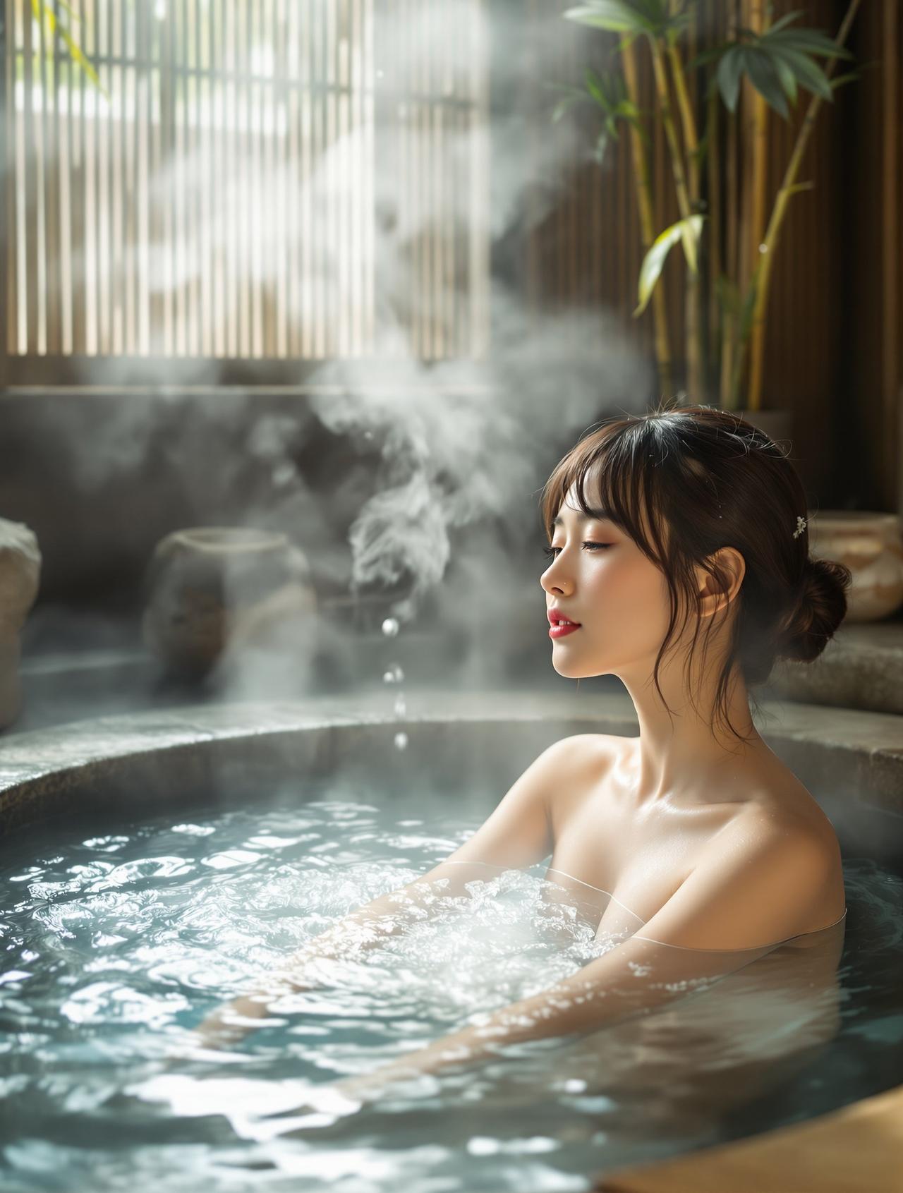 温泉物语·浴衣少女